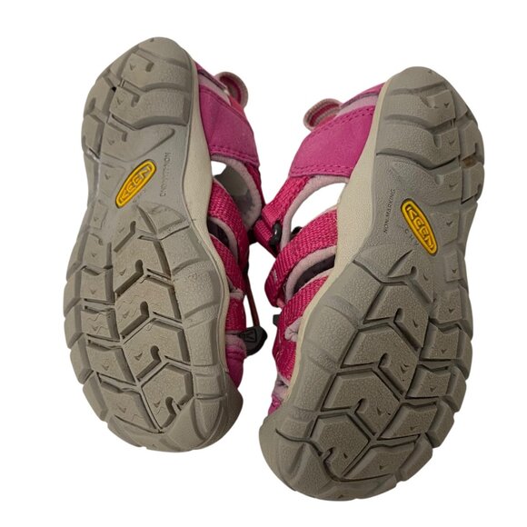 Keen Newport H2 Sandals Pink Washable Hook & Loop Fisheman Little Kids size 8 US - Picture 8 of 8